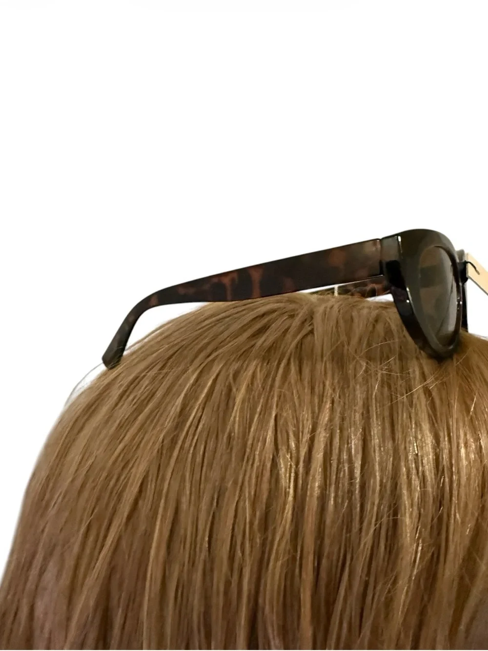 BCBGeneration Black Cat-Eye Sunglasses with Dark Lenses